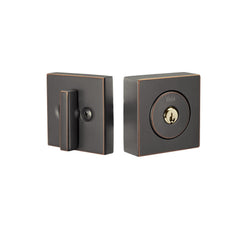Flat Square Single Cylinder Mechanical Deadbolt