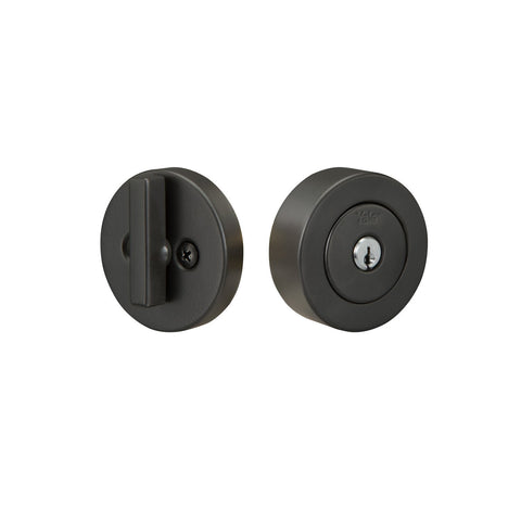 Flat Round Single Cylinder Deadbolt