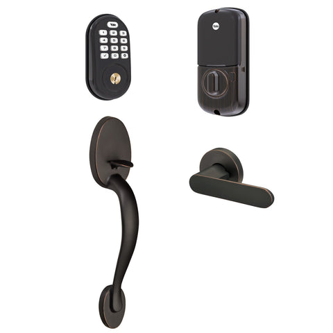 Assure Lock Keypad with Jamestown Handle