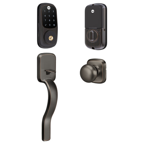 Assure Lock Touchscreen with Ridgefield Handleset